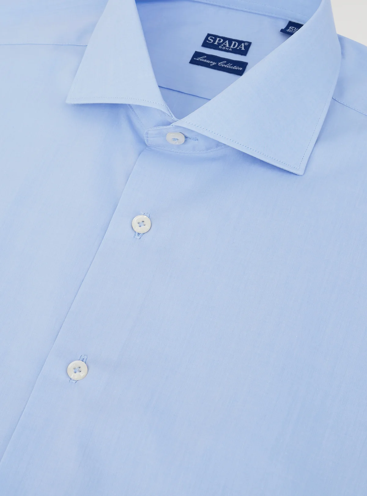 Camicia collo francese in cotone - Image 2
