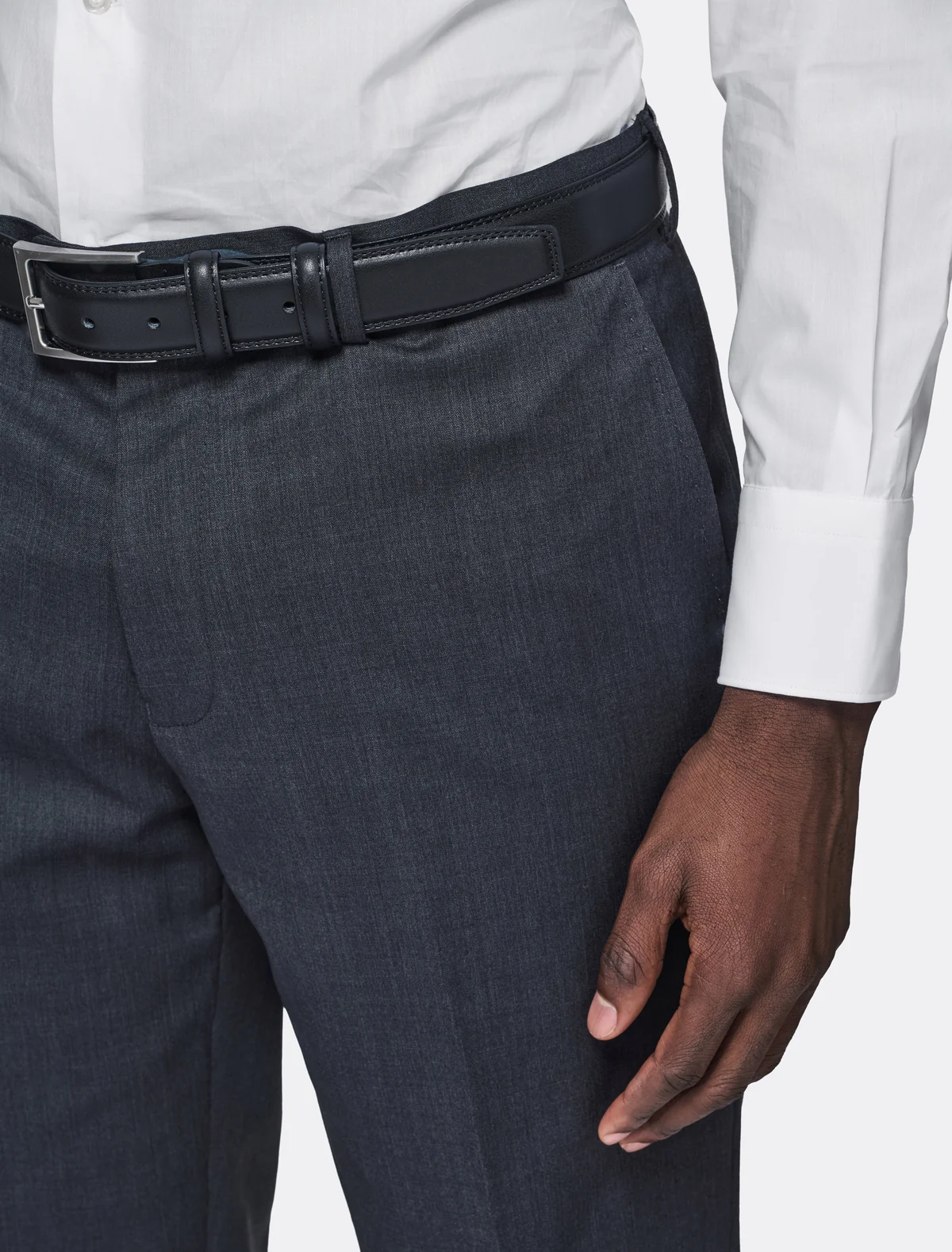 Pantalone in misto lana elastico - Image 2