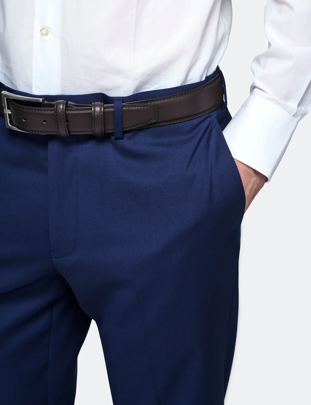 Pantalone in misto lana elastico - Image 2