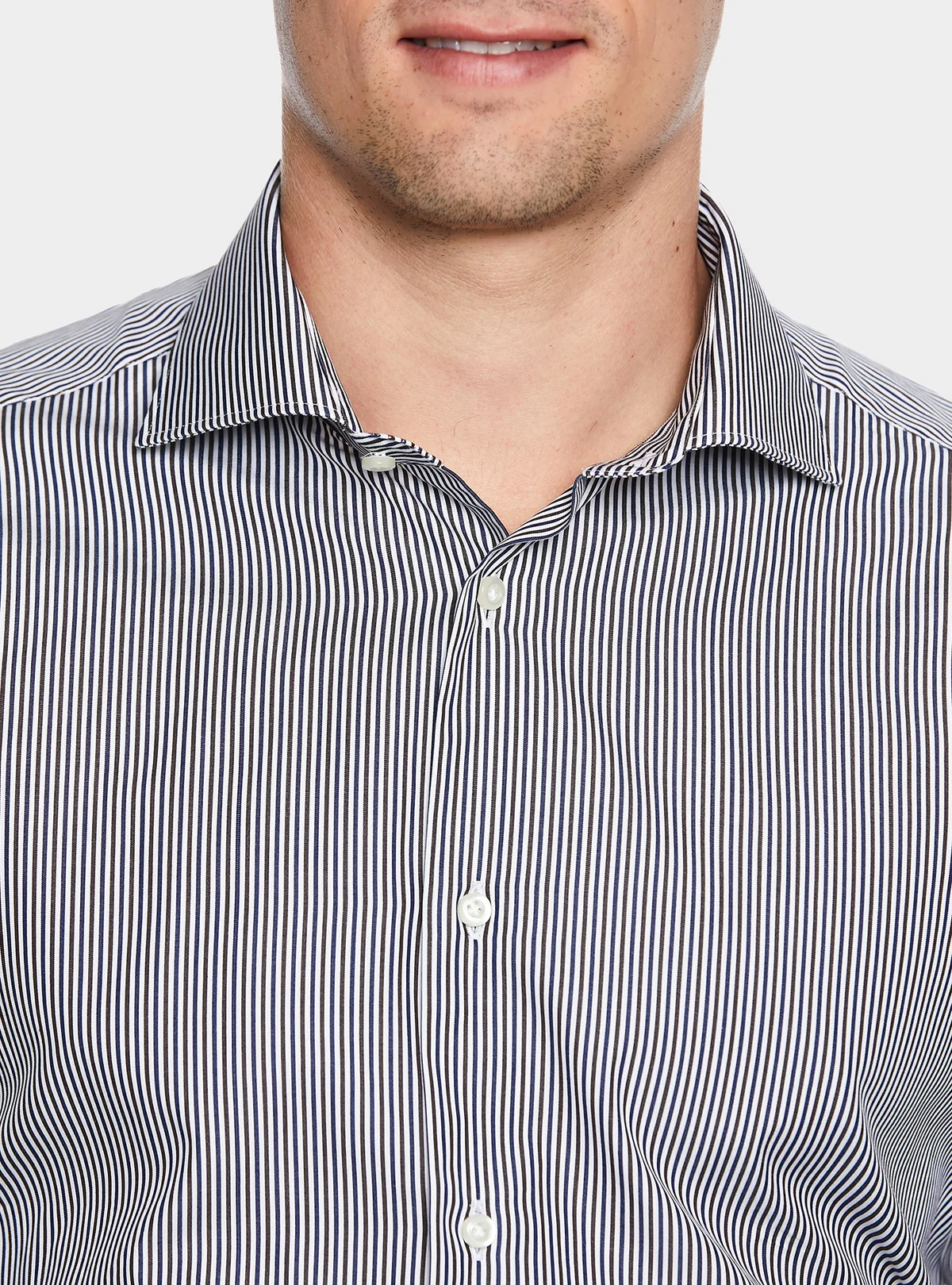 Camicia multiriga in puro cotone - Image 2